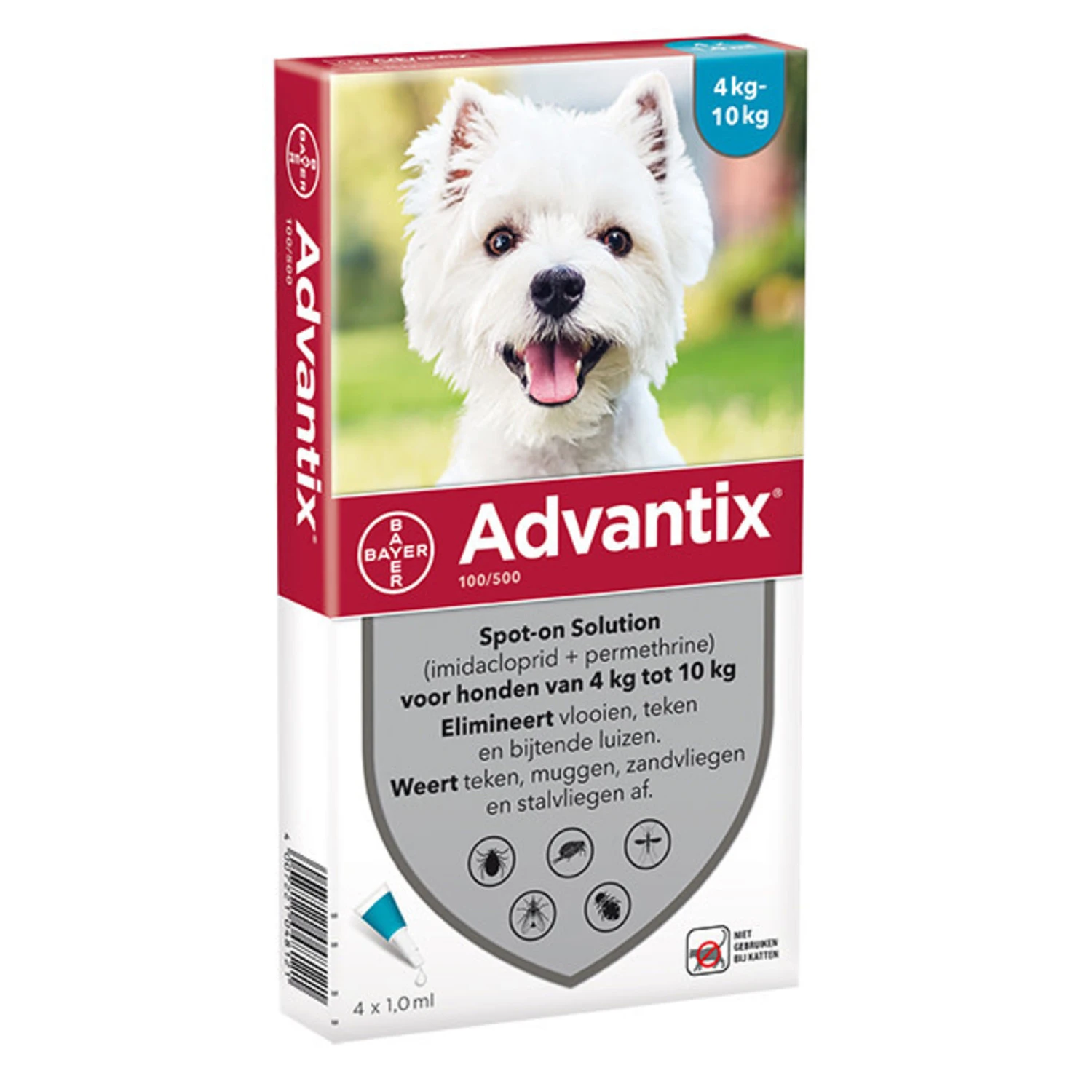Advantix Advantix Hond 100 - 4-10 Kilo 4 Pip 1 Advantix Advantix Hond 100 - 4-10 Kilo 4 Pip