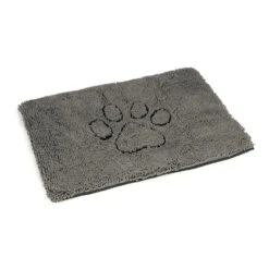 Beeztees Beeztees Dirty Dog Droogloopmat - Grijs - 90x66 Cm