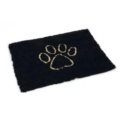 Beeztees Beeztees Dirty Dog Droogloopmat - Zwart - 90x66 Cm