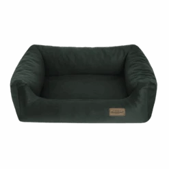 D-tails Hondenmand Velvet - Donkergroen