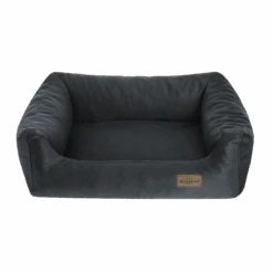 D-tails Hondenmand Velvet - Zwart