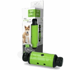 Eat Slow Live Longer Feed And Treat Roller - Groen - L - 23 X ø 8 Cm -Honden Benodigdheden Korting eat slow live longer feed and treat roller groen l 2