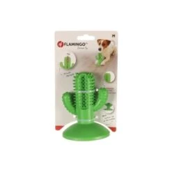 Flamingo Dental Toy - Snack Cactus - Hondenspeelgoed - Groen -Honden Benodigdheden Korting flamingo dental toy snack cactus hondenspeelgoed g 3