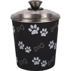 Flamingo Flamingo Snackpot Met Deksel Kena - Zwart - 16 Cm - 1900 Ml