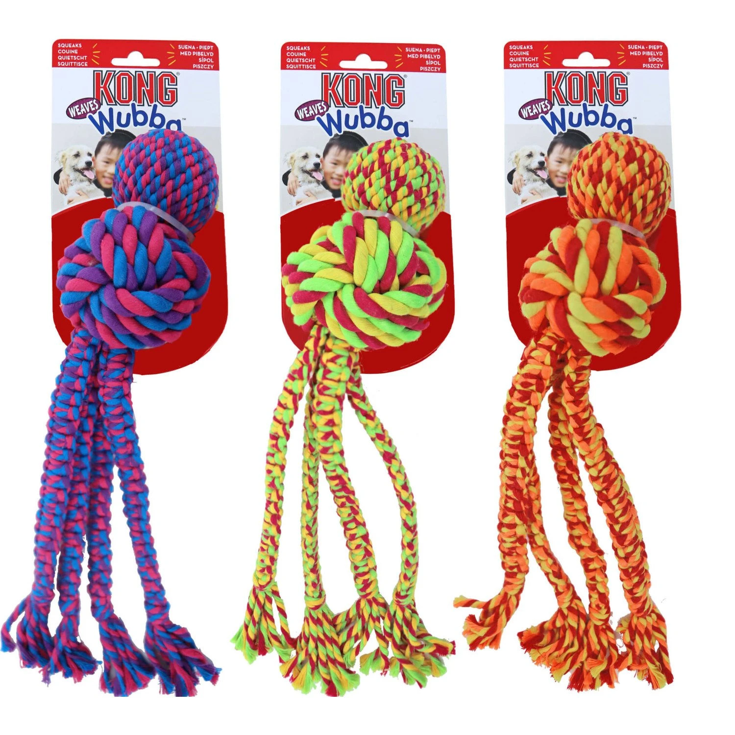 Kong Kong Wubba Weaves Rope - Large 3 Kong Kong Wubba Weaves Rope - Large - Afbeelding 3