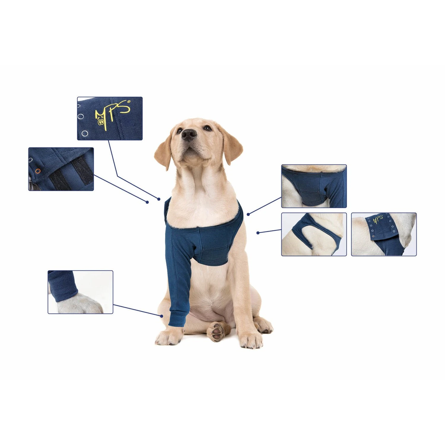 MPS Medical Pet Shirt TAZ Front Leg - 1 Stuk 10 MPS Medical Pet Shirt TAZ Front Leg - 1 Stuk - Afbeelding 10