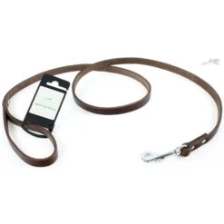 Tijssen Hondenriem Vetleer Bruin -Honden Benodigdheden Korting tijssen hondenriem vetleer bruin 2