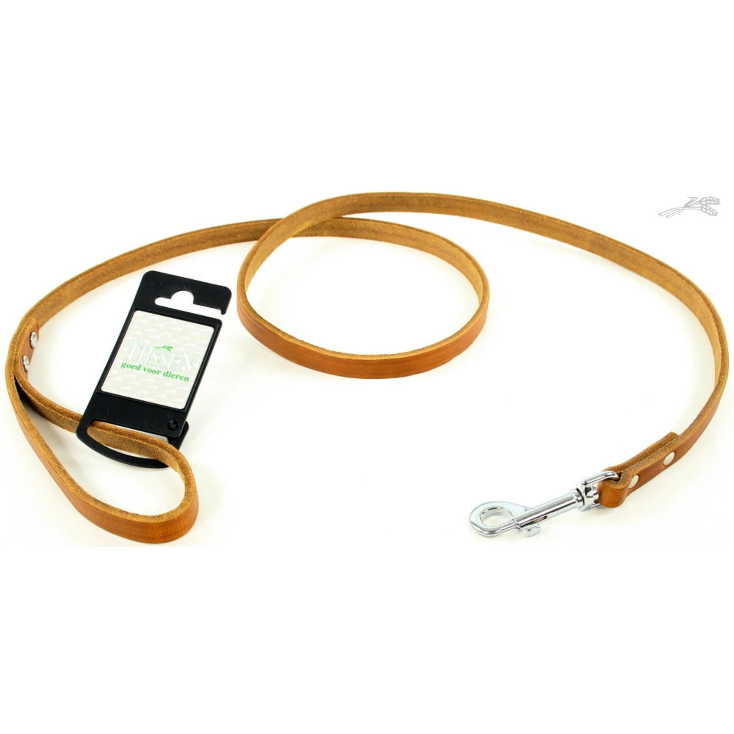 Tijssen Hondenriem Vetleer Cognac 3 Tijssen Hondenriem Vetleer Cognac - Afbeelding 3