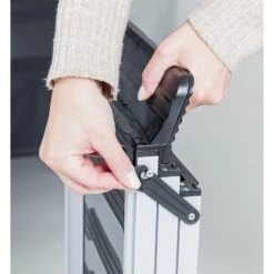 Trixie Trixie Hondenloopplank Telescopisch - 40x78-175 Cm - 6.8 Kilo - Zwart-grijs -Honden Benodigdheden Korting trixie trixie hondenloopplank telescopisch 40x78 1 2