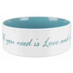 Trixie Voer- En Waterbak Steen - Pet's Home - Blauw - 1.4 L - 20 Cm -Honden Benodigdheden Korting trixie voer en waterbak steen pets home blauw 14 l 2