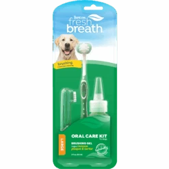 Tropiclean Tropiclean Fresh Breath Oral Care Kit - Gebit Verzorging Set Grote Hond