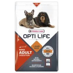 Versele-Laga Opti Life Hondenvoer - Adult Mini Digestion - Lamb -Honden Benodigdheden Korting versele laga opti life hondenvoer adult mini diges 2
