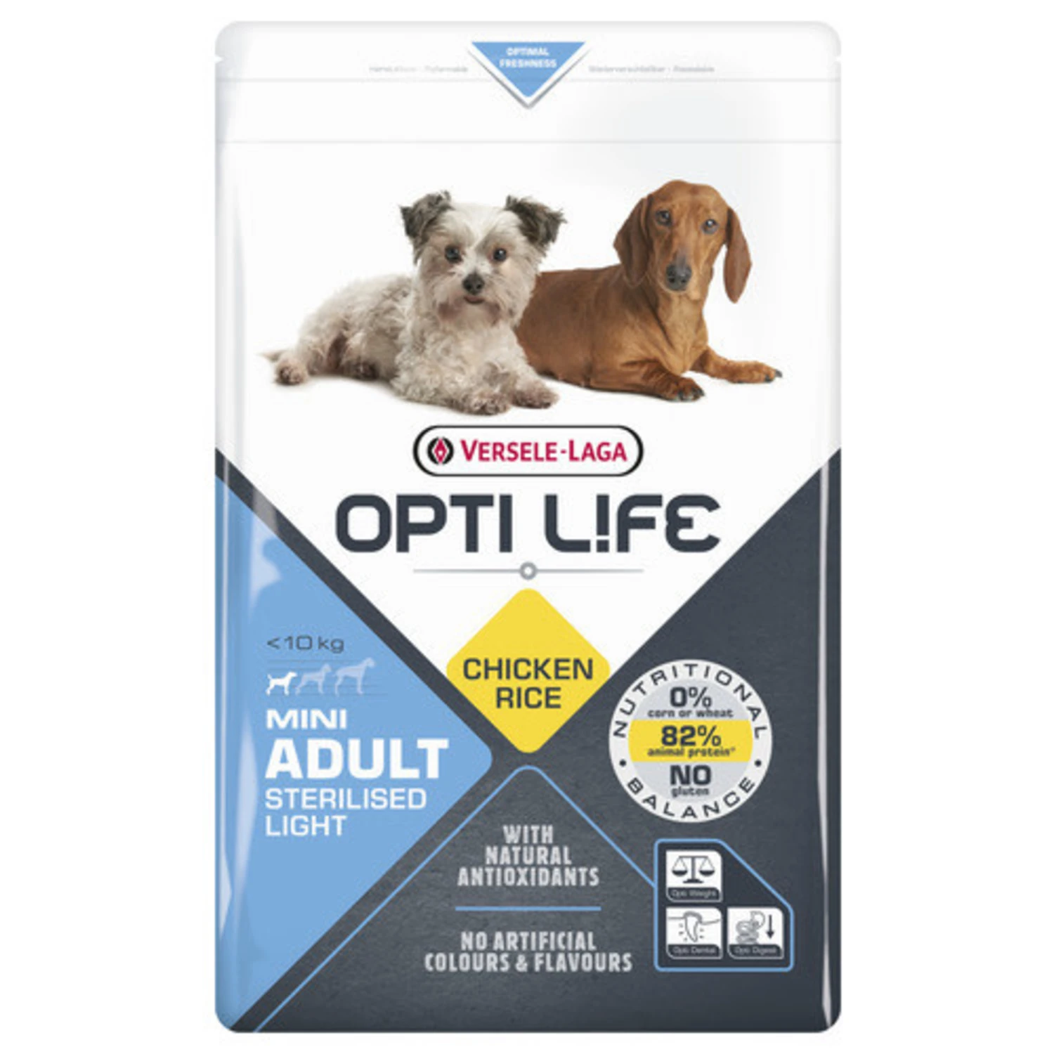 Versele-Laga Opti Life Hondenvoer - Adult Mini Light - Chicken 1 Versele-Laga Opti Life Hondenvoer - Adult Mini Light - Chicken